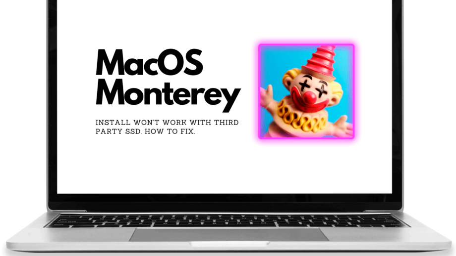 MacOS Monterey Upgrade Not Working with Third Party SSD Featured Image